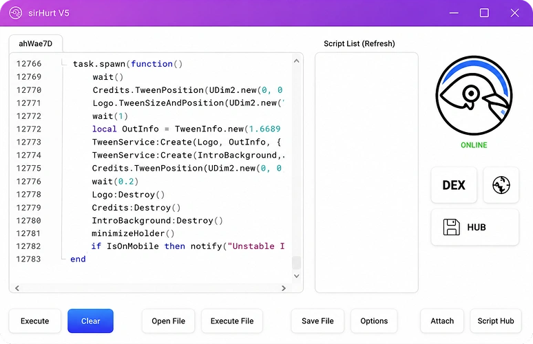 SirHurt Executor UI